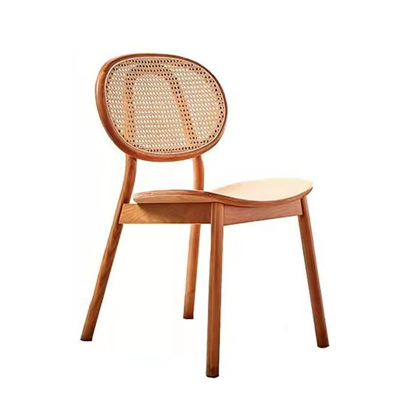 Contemporary Style Wood Dining Chair Armless Side Chairs for Restaurant Walnut 1 Piece Clearhalo 'Dining Chairs' 'Dining Tables & Seating' 'dining_chair' 'furn' 'furn_dining_chair' 'Furniture' 'furniture_dining_chair' 'Kitchen & Dining Furniture' 4792204