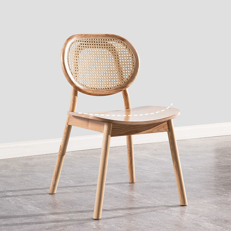 Contemporary Style Wood Dining Chair Armless Side Chairs for Restaurant Clearhalo 'Dining Chairs' 'Dining Tables & Seating' 'dining_chair' 'furn' 'furn_dining_chair' 'Furniture' 'furniture_dining_chair' 'Kitchen & Dining Furniture' 4792210