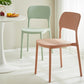 Scandinavian Plastic Kitchen Dining Side Chair Open Back Chair Clearhalo 'Dining Chairs' 'Dining Tables & Seating' 'dining_chair' 'furn' 'furn_dining_chair' 'Furniture' 'furniture_dining_chair' 'Kitchen & Dining Furniture' 4792231