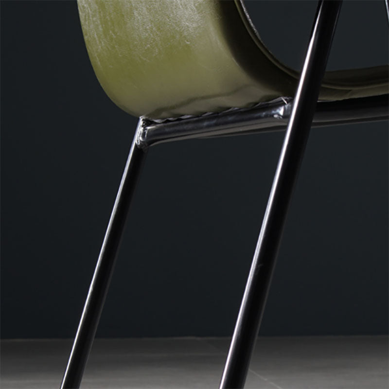 Industrial Style Chair Kitchen Arm Side Chairs with Metal Legs Clearhalo 'Dining Chairs' 'Dining Tables & Seating' 'dining_chair' 'furn' 'furn_dining_chair' 'Furniture' 'furniture_dining_chair' 'Kitchen & Dining Furniture' 4792322