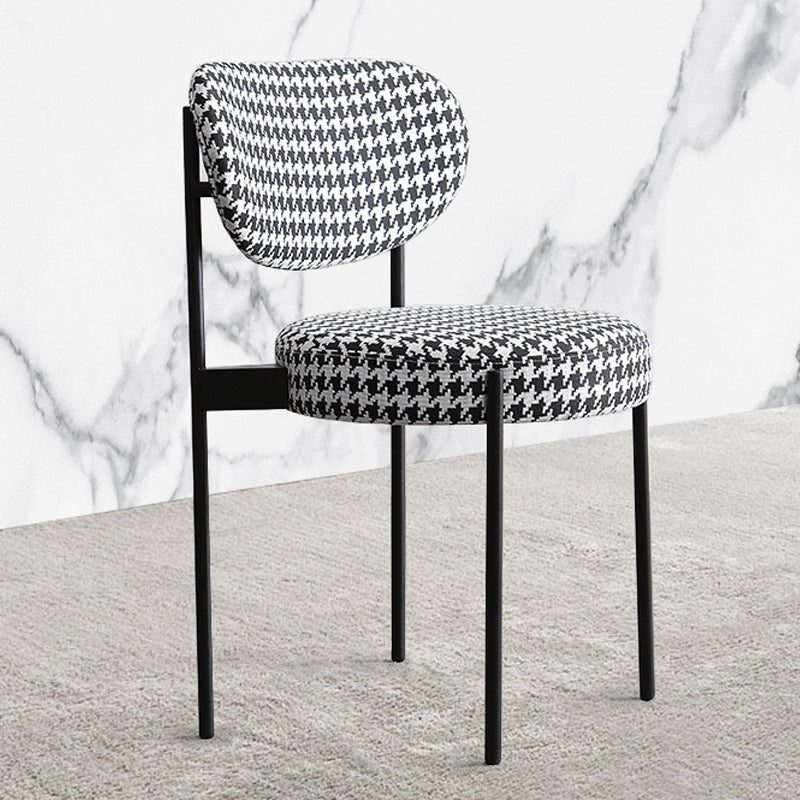 Minimalist Design Upholstered Dining Chairs Open Back Side Chair for Home Clearhalo 'Dining Chairs' 'Dining Tables & Seating' 'dining_chair' 'furn' 'furn_dining_chair' 'Furniture' 'furniture_dining_chair' 'Kitchen & Dining Furniture' 4792410