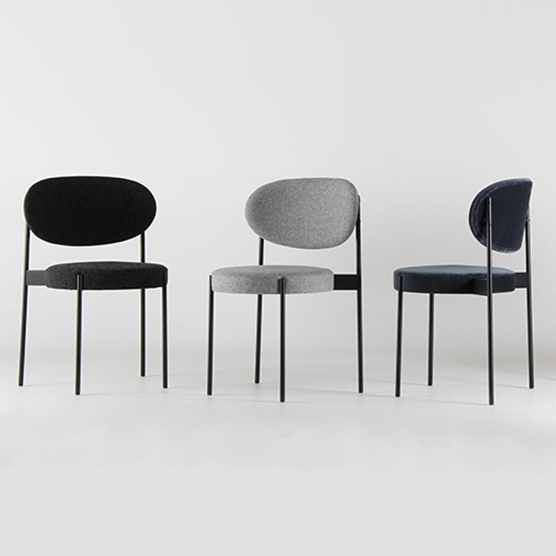 Minimalist Design Upholstered Dining Chairs Open Back Side Chair for Home Clearhalo 'Dining Chairs' 'Dining Tables & Seating' 'dining_chair' 'furn' 'furn_dining_chair' 'Furniture' 'furniture_dining_chair' 'Kitchen & Dining Furniture' 4792416