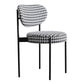 Minimalist Design Upholstered Dining Chairs Open Back Side Chair for Home Black White 1 Piece Clearhalo 'Dining Chairs' 'Dining Tables & Seating' 'dining_chair' 'furn' 'furn_dining_chair' 'Furniture' 'furniture_dining_chair' 'Kitchen & Dining Furniture' 4792422