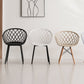 Contemporary Plastic Dining Armless Chair Cross Back Side Chair Clearhalo 'Dining Chairs' 'Dining Tables & Seating' 'dining_chair' 'Furniture' 'furniture_dining_chair' 'Kitchen & Dining Furniture' 4792454