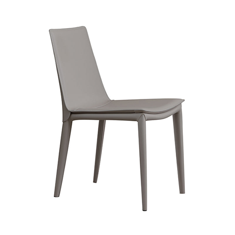 Contemporary Style Chair Kitchen Armless Chair with Metal Legs Clearhalo 'Dining Chairs' 'Dining Tables & Seating' 'dining_chair' 'Furniture' 'furniture_dining_chair' 'Kitchen & Dining Furniture' 4792492