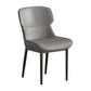 Contemporary Style Chair Kitchen Arm Side Chair with Metal Legs Dark Gray 1 Piece Clearhalo 'Dining Chairs' 'Dining Tables & Seating' 'dining_chair' 'Furniture' 'furniture_dining_chair' 'Kitchen & Dining Furniture' 4792505