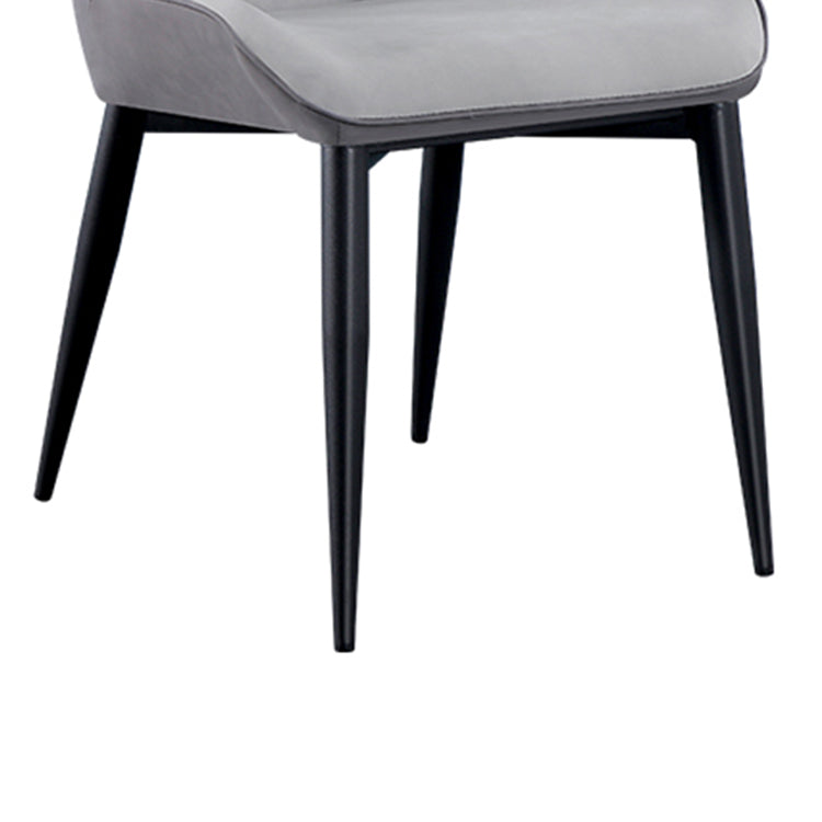 Contemporary Style Chair Kitchen Arm Side Chairs with Metal Legs Clearhalo 'Dining Chairs' 'Dining Tables & Seating' 'dining_chair' 'Furniture' 'furniture_dining_chair' 'Kitchen & Dining Furniture' 4792549