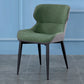 Contemporary Style Chair Kitchen Arm Side Chairs with Metal Legs Green 1 Piece Clearhalo 'Dining Chairs' 'Dining Tables & Seating' 'dining_chair' 'Furniture' 'furniture_dining_chair' 'Kitchen & Dining Furniture' 4792555