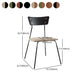 Industrial Style Chair Kitchen Armless Chair with Metal Legs Clearhalo 'Dining Chairs' 'Dining Tables & Seating' 'dining_chair' 'furn' 'furn_dining_chair' 'Furniture' 'furniture_dining_chair' 'Kitchen & Dining Furniture' 4792617