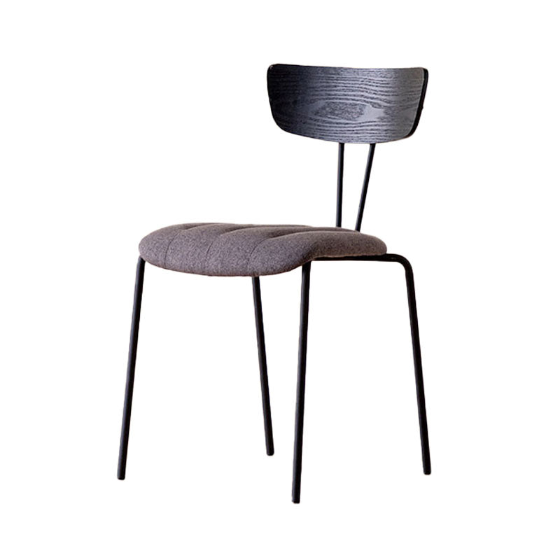 Industrial Dining Chair Kitchen Armless Chairs with Metal Legs Clearhalo 'Dining Chairs' 'Dining Tables & Seating' 'dining_chair' 'furn' 'furn_dining_chair' 'Furniture' 'furniture_dining_chair' 'Kitchen & Dining Furniture' 4792626