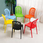 Nordic Dining Chair Plastic Dining Armless Chairs for Kitchen Clearhalo 'Dining Chairs' 'Dining Tables & Seating' 'dining_chair' 'Furniture' 'furniture_dining_chair' 'Kitchen & Dining Furniture' 4792663