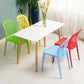 Nordic Dining Chair Plastic Dining Armless Chairs for Kitchen Clearhalo 'Dining Chairs' 'Dining Tables & Seating' 'dining_chair' 'Furniture' 'furniture_dining_chair' 'Kitchen & Dining Furniture' 4792667