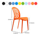 Nordic Dining Chair Plastic Dining Armless Chairs for Kitchen Clearhalo 'Dining Chairs' 'Dining Tables & Seating' 'dining_chair' 'Furniture' 'furniture_dining_chair' 'Kitchen & Dining Furniture' 4792686