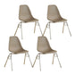 Modern Design Armless Solid Back Chair Plastic Stacking Side Chairs Coffee Set of 4 Clearhalo 'Dining Chairs' 'Dining Tables & Seating' 'dining_chair' 'Furniture' 'furniture_dining_chair' 'Kitchen & Dining Furniture' 4792733