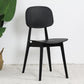 Nordic Style Open Back Dining Side Chair for Home Plastic Dining Armless Chairs Black 1 Piece Clearhalo 'Dining Chairs' 'Dining Tables & Seating' 'dining_chair' 'furn' 'furn_dining_chair' 'Furniture' 'furniture_dining_chair' 'Kitchen & Dining Furniture' 4792742