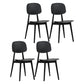 Nordic Style Open Back Dining Side Chair for Home Plastic Dining Armless Chairs Black 4 Piece Set Clearhalo 'Dining Chairs' 'Dining Tables & Seating' 'dining_chair' 'furn' 'furn_dining_chair' 'Furniture' 'furniture_dining_chair' 'Kitchen & Dining Furniture' 4792746