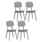 Nordic Style Open Back Dining Side Chair for Home Plastic Dining Armless Chairs Grey 4 Piece Set Clearhalo 'Dining Chairs' 'Dining Tables & Seating' 'dining_chair' 'furn' 'furn_dining_chair' 'Furniture' 'furniture_dining_chair' 'Kitchen & Dining Furniture' 4792751