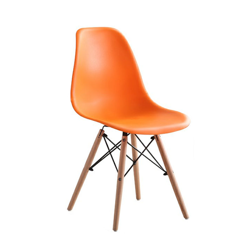 Wood Scandinavian Kitchen Dining Room Chair Solid Back Dining Side Chair Clearhalo 'Dining Chairs' 'Dining Tables & Seating' 'dining_chair' 'Furniture' 'furniture_dining_chair' 'Kitchen & Dining Furniture' 4792814