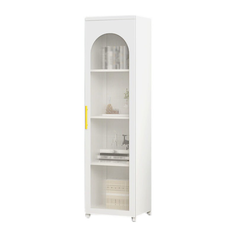 Metal Industrial Standard Bookcase Vertical Bookcase with Glass Door Clearhalo 'Bookcases' 'furn' 'furn_bookcases' 'Furniture' 'furniture_bookcases' 'kitchen' 'kitchen_bookcases' 'Living Room Furniture' 'Office Furniture' 4792860
