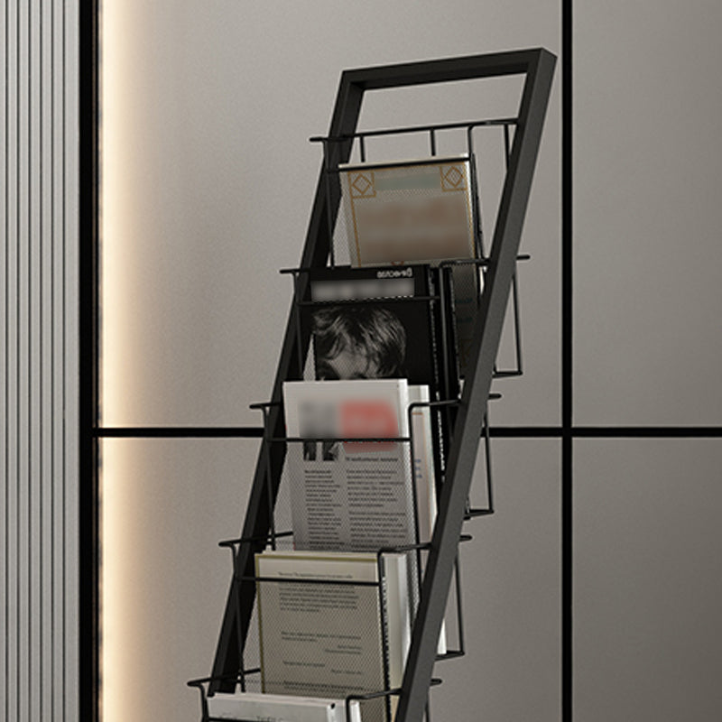 Industrial Ladder Bookcase Metal Vertical Shelf Bookcase for Home Office Clearhalo 'Bookcases' 'furn' 'furn_bookcases' 'Furniture' 'furniture_bookcases' 'kitchen' 'kitchen_bookcases' 'Living Room Furniture' 'Office Furniture' 4792918
