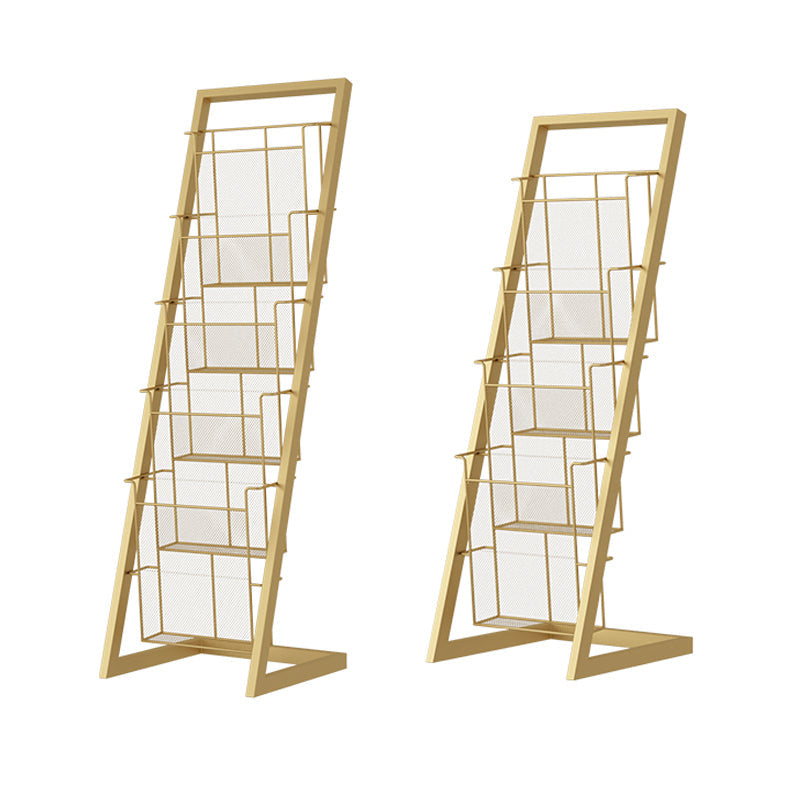 Industrial Ladder Bookcase Metal Vertical Shelf Bookcase for Home Office Clearhalo 'Bookcases' 'furn' 'furn_bookcases' 'Furniture' 'furniture_bookcases' 'kitchen' 'kitchen_bookcases' 'Living Room Furniture' 'Office Furniture' 4792922