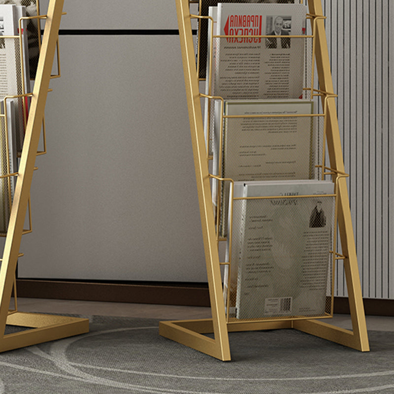 Industrial Ladder Bookcase Metal Vertical Shelf Bookcase for Home Office Clearhalo 'Bookcases' 'furn' 'furn_bookcases' 'Furniture' 'furniture_bookcases' 'kitchen' 'kitchen_bookcases' 'Living Room Furniture' 'Office Furniture' 4792926