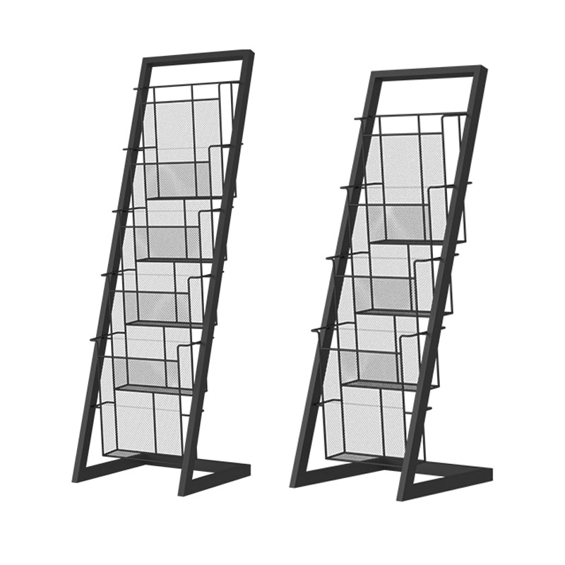 Industrial Ladder Bookcase Metal Vertical Shelf Bookcase for Home Office Clearhalo 'Bookcases' 'furn' 'furn_bookcases' 'Furniture' 'furniture_bookcases' 'kitchen' 'kitchen_bookcases' 'Living Room Furniture' 'Office Furniture' 4792929