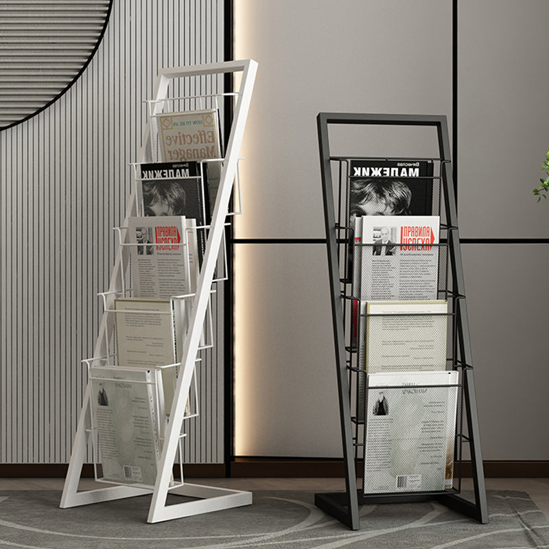 Industrial Ladder Bookcase Metal Vertical Shelf Bookcase for Home Office Clearhalo 'Bookcases' 'furn' 'furn_bookcases' 'Furniture' 'furniture_bookcases' 'kitchen' 'kitchen_bookcases' 'Living Room Furniture' 'Office Furniture' 4792931