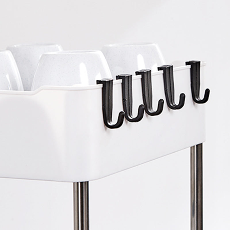 Contemporary Open Etagere Bookshelf with Steel Frame Plastic Bookshelf Clearhalo 'Bookcases' 'furn' 'furn_bookcases' 'Furniture' 'furniture_bookcases' 'kitchen' 'kitchen_bookcases' 'Living Room Furniture' 'Office Furniture' 4792947