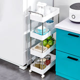 Contemporary Open Etagere Bookshelf with Steel Frame Plastic Bookshelf Clearhalo 'Bookcases' 'furn' 'furn_bookcases' 'Furniture' 'furniture_bookcases' 'kitchen' 'kitchen_bookcases' 'Living Room Furniture' 'Office Furniture' 4792953