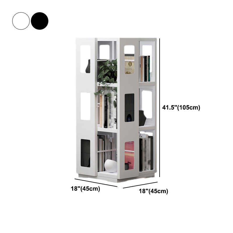 3-Shelf Metal Standard Bookcase Industrial Book Shelf,39.4" H x 17.7" W Clearhalo 'Bookcases' 'furn' 'furn_bookcases' 'Furniture' 'furniture_bookcases' 'kitchen' 'kitchen_bookcases' 'Living Room Furniture' 'Office Furniture' 4792968