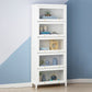 White Urban Standard Bookcase Manufactured Wood Bookcase with Glass Doors Clearhalo 'Bookcases' 'furn' 'furn_bookcases' 'Furniture' 'furniture_bookcases' 'kitchen' 'kitchen_bookcases' 'Living Room Furniture' 'Office Furniture' 4792976