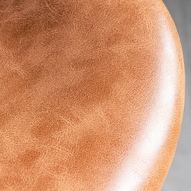 Industrial Leather Bristol Stool Matte Finish Footrest Low Back Barstool Clearhalo 'Bar Furniture' 'Bar Stools' 'bar_stools' 'furn' 'furn_bar_stools' 'Furniture' 'furniture_bar_stools' 'Kitchen & Dining Furniture' 4793020