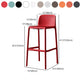 Nordic Bar-stool Plastic Counter Bar Stool for Kitchen Bar with Plastic Legs Clearhalo 'Bar Furniture' 'Bar Stools' 'bar_stools' 'furn' 'furn_bar_stools' 'Furniture' 'furniture_bar_stools' 'Kitchen & Dining Furniture' 4793086