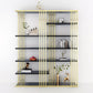 82.67"H Bookshelf Gold Glam Style Open Back Bookcase for Home Office Study Room Gold-Black Clearhalo 'Bookcases' 'furn' 'furn_bookcases' 'Furniture' 'furniture_bookcases' 'kitchen' 'kitchen_bookcases' 'Living Room Furniture' 'Office Furniture' 4793129