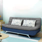 74.80" W √ó 33.46" D √ó 35.43" H Linen Biscuit Back Armless Sofa with Storage Gray-Blue Clearhalo 'furn' 'furn_sofas' 'Furniture' 'furniture_sofas' 'kitchen' 'kitchen_sofas' 'Living Room Furniture' 'Sofa' 'sofas' 4795424