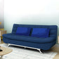 74.80" W √ó 33.46" D √ó 35.43" H Linen Biscuit Back Armless Sofa with Storage Blue Clearhalo 'furn' 'furn_sofas' 'Furniture' 'furniture_sofas' 'kitchen' 'kitchen_sofas' 'Living Room Furniture' 'Sofa' 'sofas' 4795429