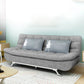 74.80" W √ó 33.46" D √ó 35.43" H Linen Biscuit Back Armless Sofa with Storage Light Gray Clearhalo 'furn' 'furn_sofas' 'Furniture' 'furniture_sofas' 'kitchen' 'kitchen_sofas' 'Living Room Furniture' 'Sofa' 'sofas' 4795432
