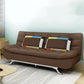 74.80" W √ó 33.46" D √ó 35.43" H Linen Biscuit Back Armless Sofa with Storage Brown Clearhalo 'furn' 'furn_sofas' 'Furniture' 'furniture_sofas' 'kitchen' 'kitchen_sofas' 'Living Room Furniture' 'Sofa' 'sofas' 4795434