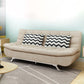 74.80" W √ó 33.46" D √ó 35.43" H Linen Biscuit Back Armless Sofa with Storage Camel Clearhalo 'furn' 'furn_sofas' 'Furniture' 'furniture_sofas' 'kitchen' 'kitchen_sofas' 'Living Room Furniture' 'Sofa' 'sofas' 4795435
