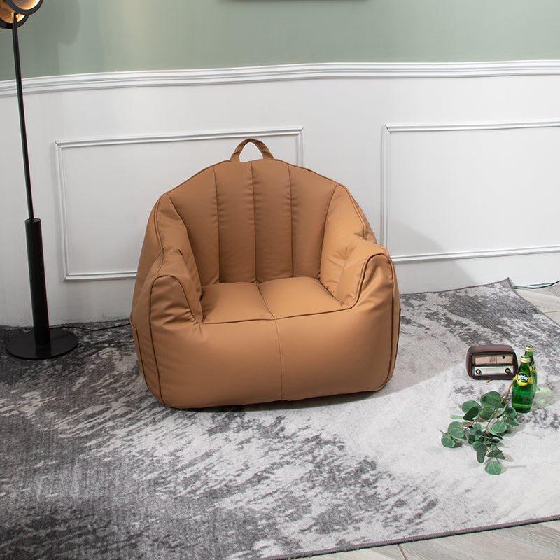 Contemporary Faux Leather Pillow Top Arm Sofa Sewn Pillow Back Sofa for Apartment Clearhalo 'furn' 'furn_sofas' 'Furniture' 'furniture_sofas' 'kitchen' 'kitchen_sofas' 'Living Room Furniture' 'Sofa' 'sofas' 4795559