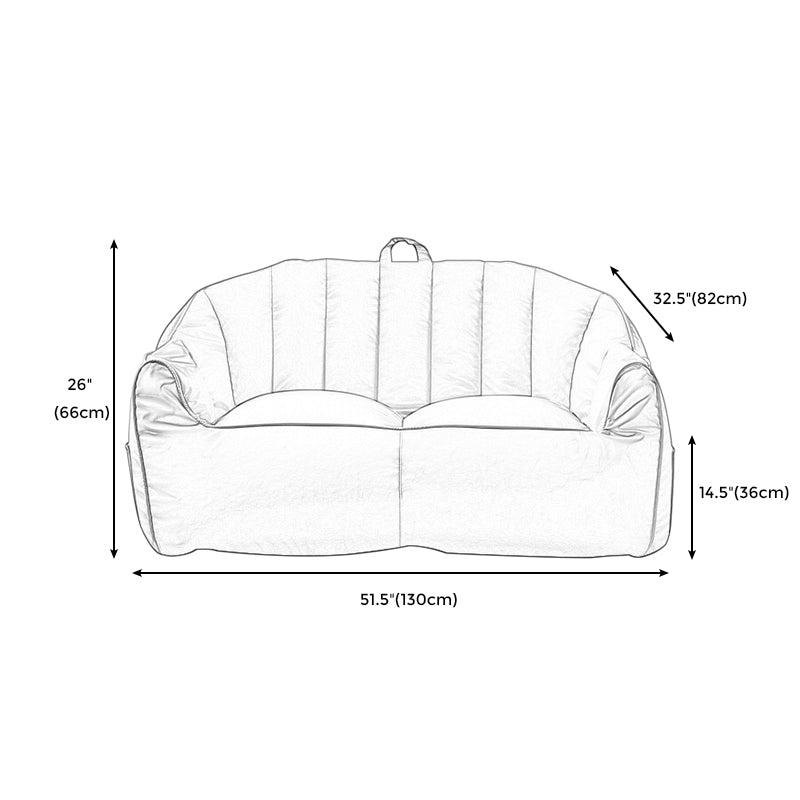 Contemporary Faux Leather Pillow Top Arm Sofa Sewn Pillow Back Sofa for Apartment Clearhalo 'furn' 'furn_sofas' 'Furniture' 'furniture_sofas' 'kitchen' 'kitchen_sofas' 'Living Room Furniture' 'Sofa' 'sofas' 4795568