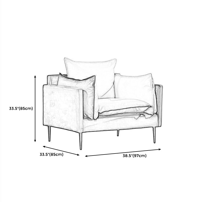 Modern Style Square Armrest Sponge Cushion Wear Resistant Napa Leather Sofa Clearhalo 'furn' 'furn_sofas' 'Furniture' 'furniture_sofas' 'kitchen' 'kitchen_sofas' 'Living Room Furniture' 'Sofa' 'sofas' 4795599