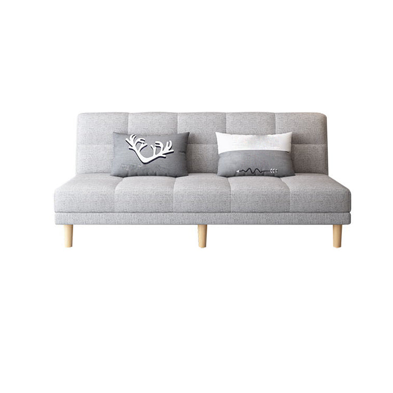 70.87" W √ó 26.77" D √ó 30.31" H Biscuit Back Armless Sofa with Convertible Clearhalo 'furn' 'furn_sofas' 'Furniture' 'furniture_sofas' 'kitchen' 'kitchen_sofas' 'Living Room Furniture' 'Sofa' 'sofas' 4795611
