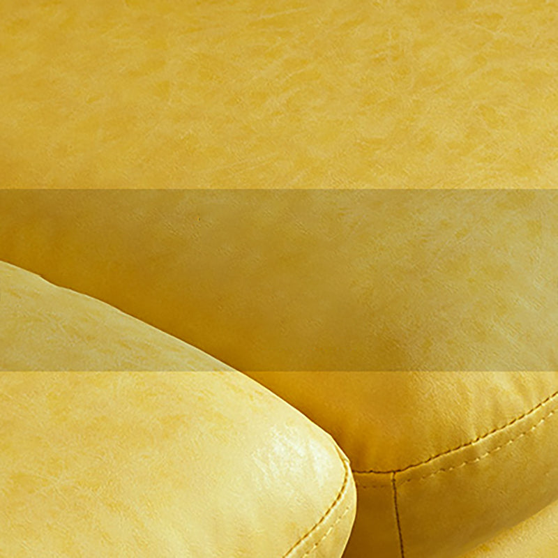 Tuxedo Arm Sofa Nordic 30.31" D x 25.2" H Faux Leather Seating Clearhalo 'furn' 'furn_sofas' 'Furniture' 'furniture_sofas' 'kitchen' 'kitchen_sofas' 'Living Room Furniture' 'Sofa' 'sofas' 4795679