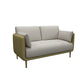 Contemporary Fabric Cushions Sofa 33.46"High Pillow Top Arm Sofa for Restaurant 47"L x 28"W x 33"H Yellow Clearhalo 'furn' 'furn_sofas' 'Furniture' 'furniture_sofas' 'kitchen' 'kitchen_sofas' 'Living Room Furniture' 'Sofa' 'sofas' 4795783