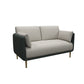 Contemporary Fabric Cushions Sofa 33.46"High Pillow Top Arm Sofa for Restaurant 47"L x 28"W x 33"H Blackish Green Clearhalo 'furn' 'furn_sofas' 'Furniture' 'furniture_sofas' 'kitchen' 'kitchen_sofas' 'Living Room Furniture' 'Sofa' 'sofas' 4795786