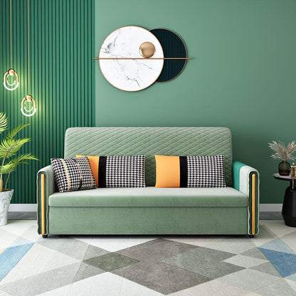 Reclining Square Arm Loveseat Modern Tight Back Bed Sofa Couch 48"L x 36"W x 36"H Clearhalo 'furn' 'furn_sofas' 'Furniture' 'furniture_sofas' 'kitchen' 'kitchen_sofas' 'Living Room Furniture' 'Sofa' 'sofas' 4795824