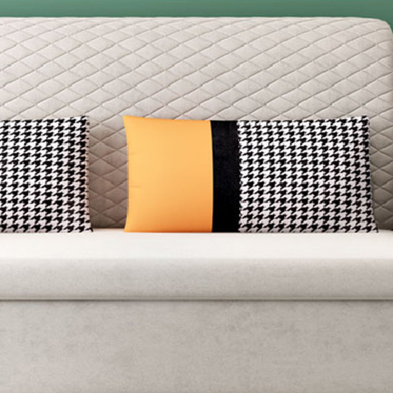 Reclining Square Arm Loveseat Modern Tight Back Bed Sofa Couch Clearhalo 'furn' 'furn_sofas' 'Furniture' 'furniture_sofas' 'kitchen' 'kitchen_sofas' 'Living Room Furniture' 'Sofa' 'sofas' 4795832