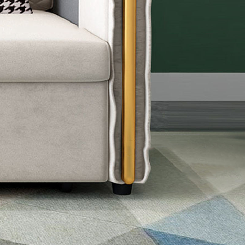 Reclining Square Arm Loveseat Modern Tight Back Bed Sofa Couch Clearhalo 'furn' 'furn_sofas' 'Furniture' 'furniture_sofas' 'kitchen' 'kitchen_sofas' 'Living Room Furniture' 'Sofa' 'sofas' 4795833